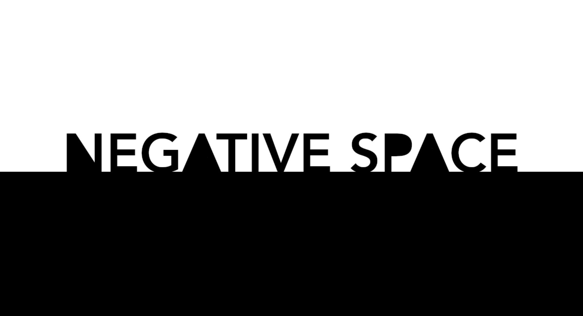 negative space